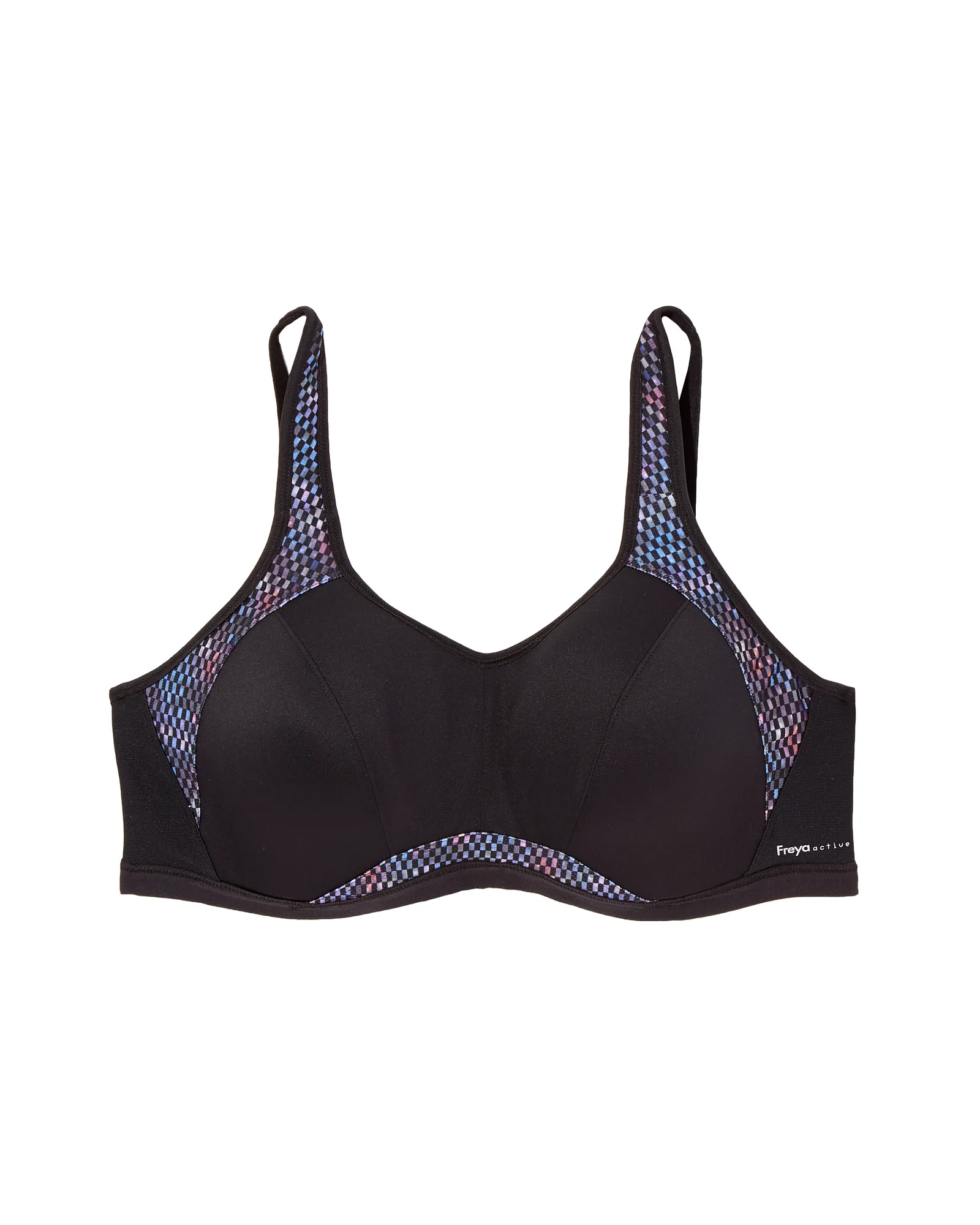 Sparks Underwire Sports Bra | Black / Royal Blue
