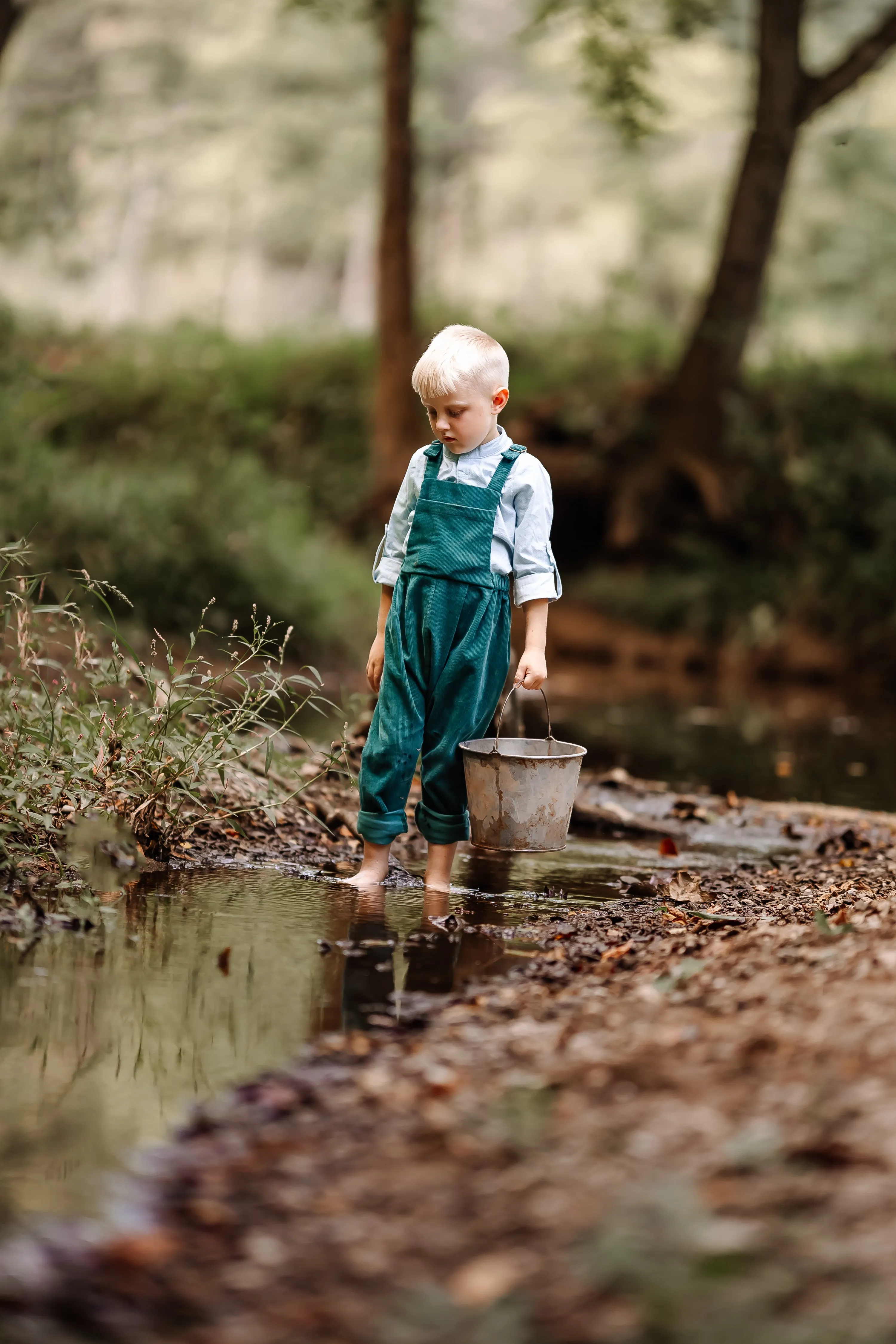 Spruce Corduroy Long Overalls