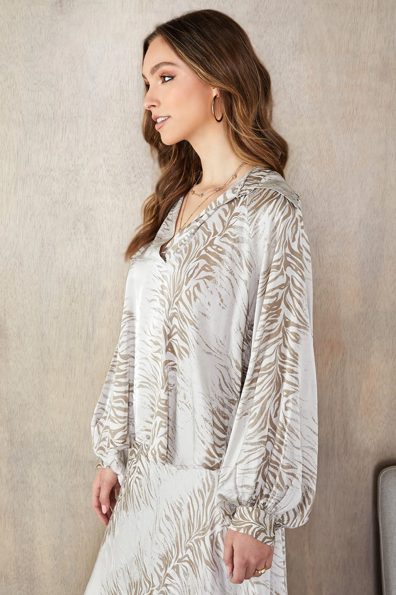 The Tiger Stripe Blouse