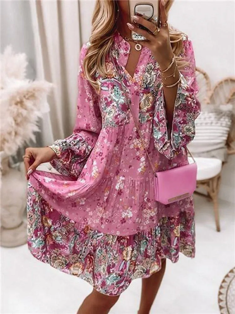 Tiny Floral Mini Dress
