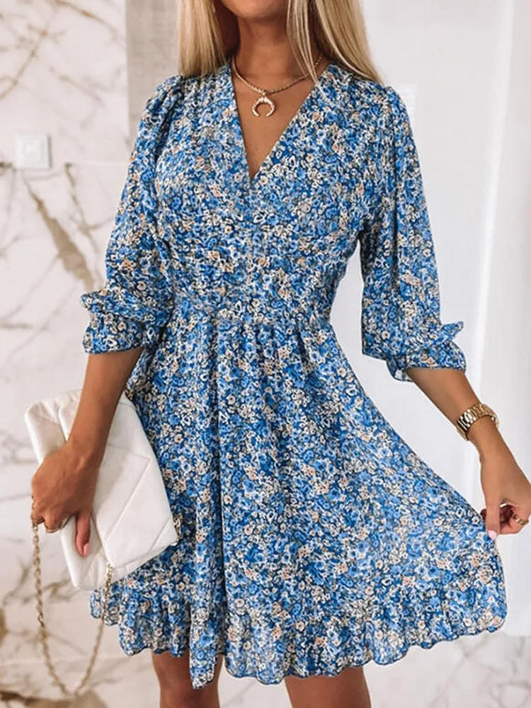 Tiny Floral Mini Dress