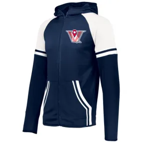 Velo BB - Retro Grade Jacket with V Logo - Navy