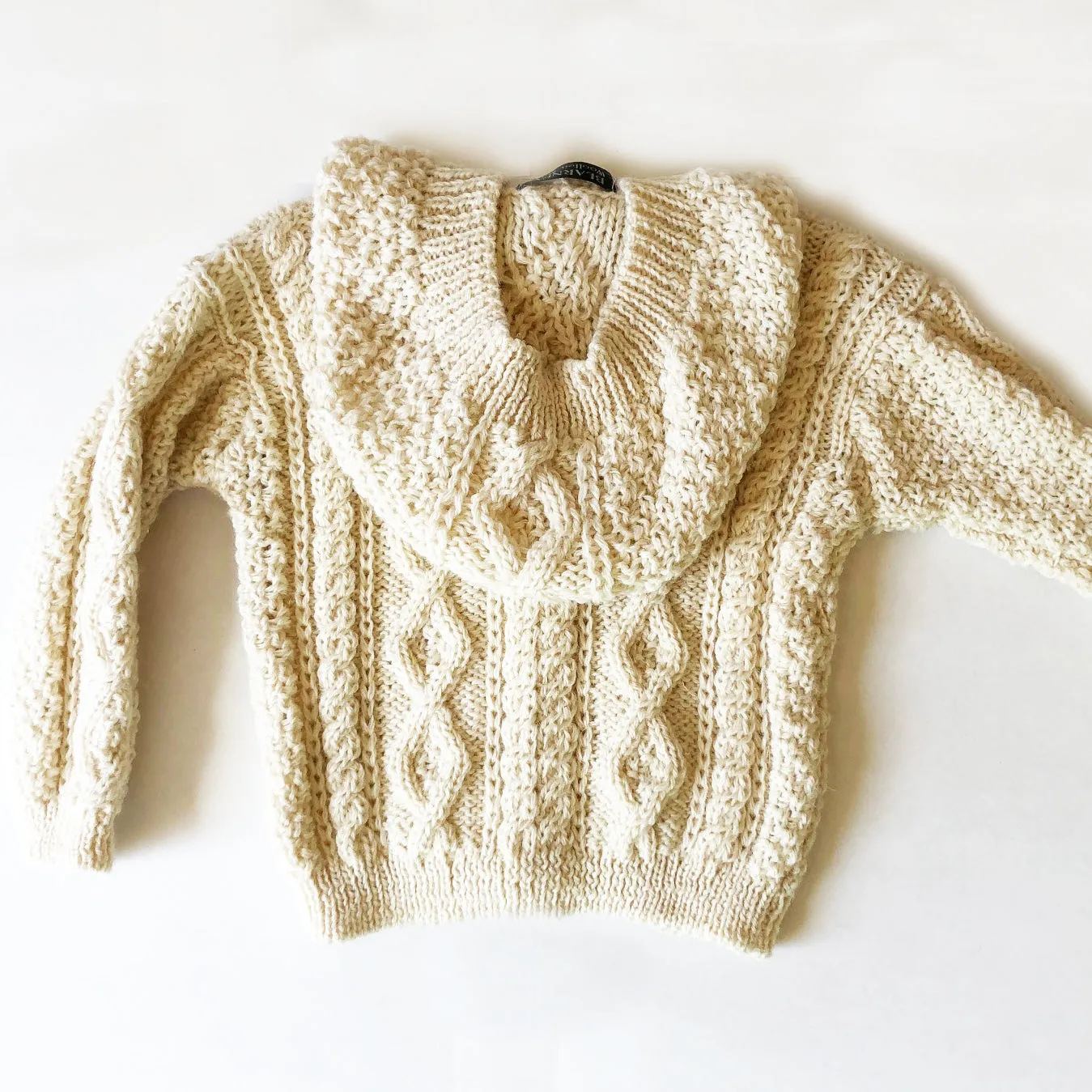 Vintage Arran Knit Cardigan size 12-18 months