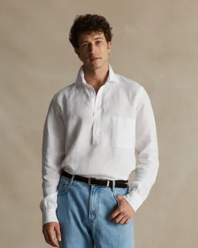 White Linen Popover