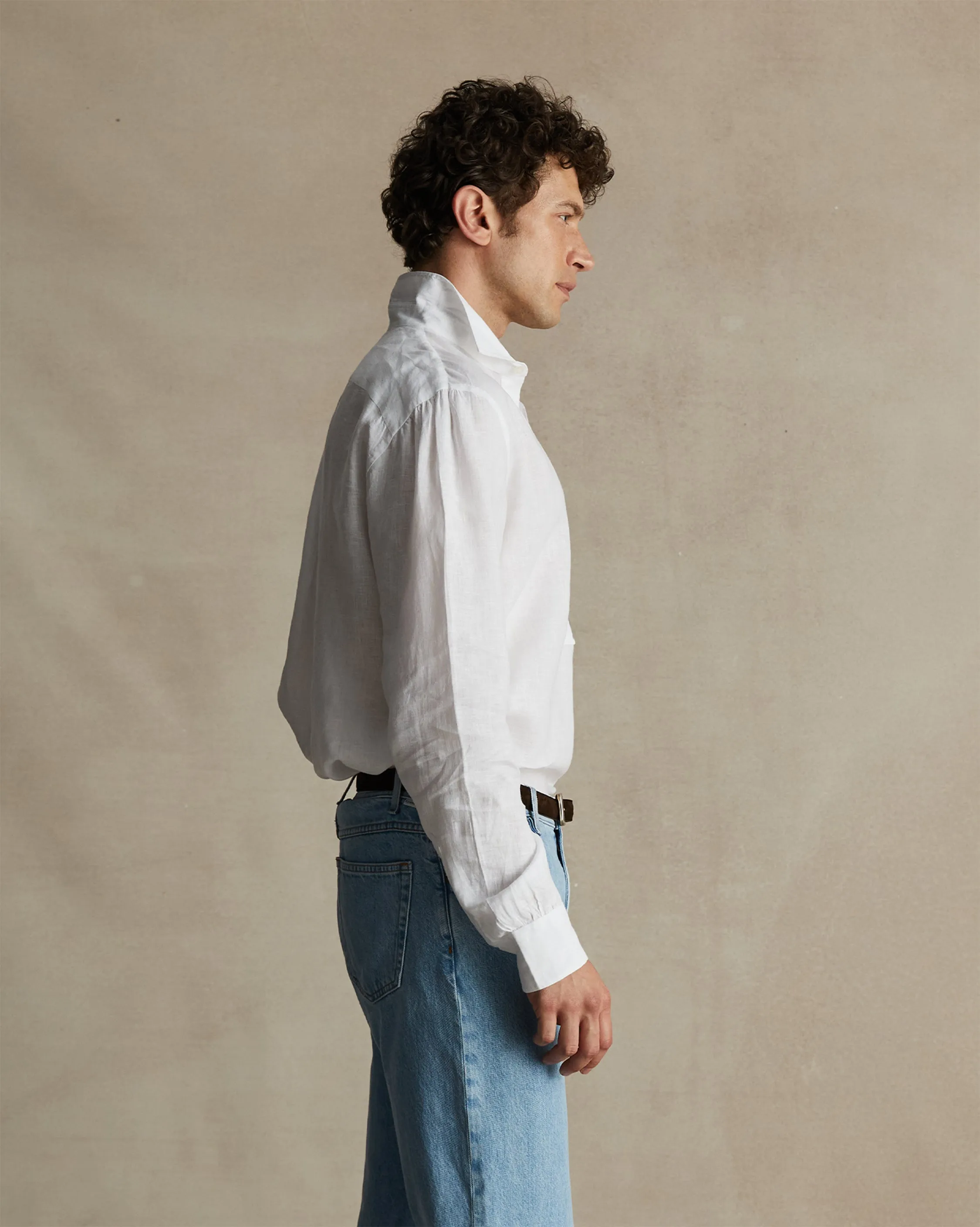 White Linen Popover