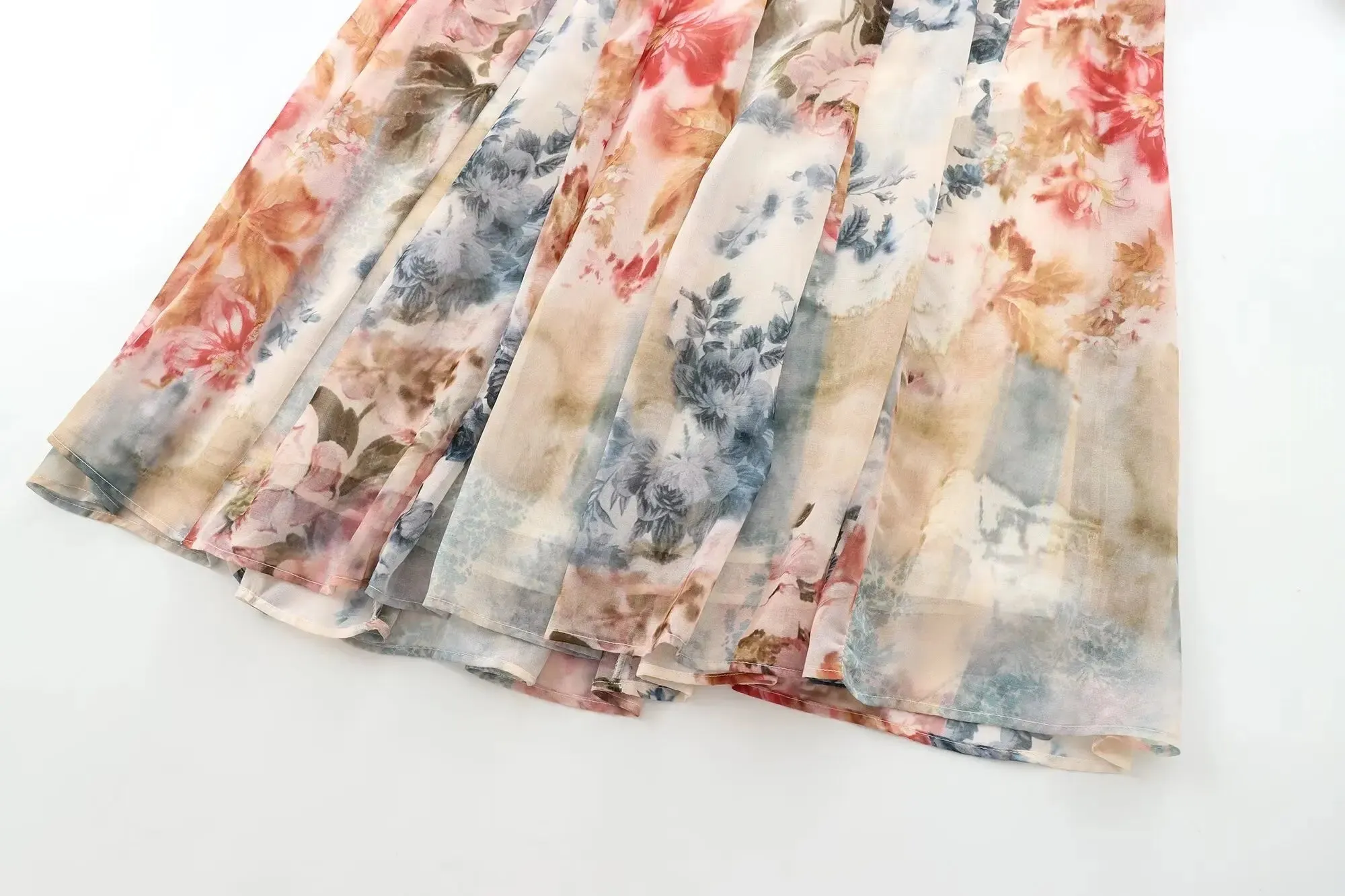 Wilma Floral Belted Boho Dress