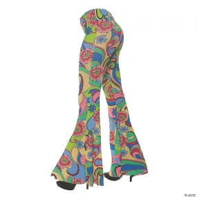 Women's 70's Flower Bell Bottom Pants