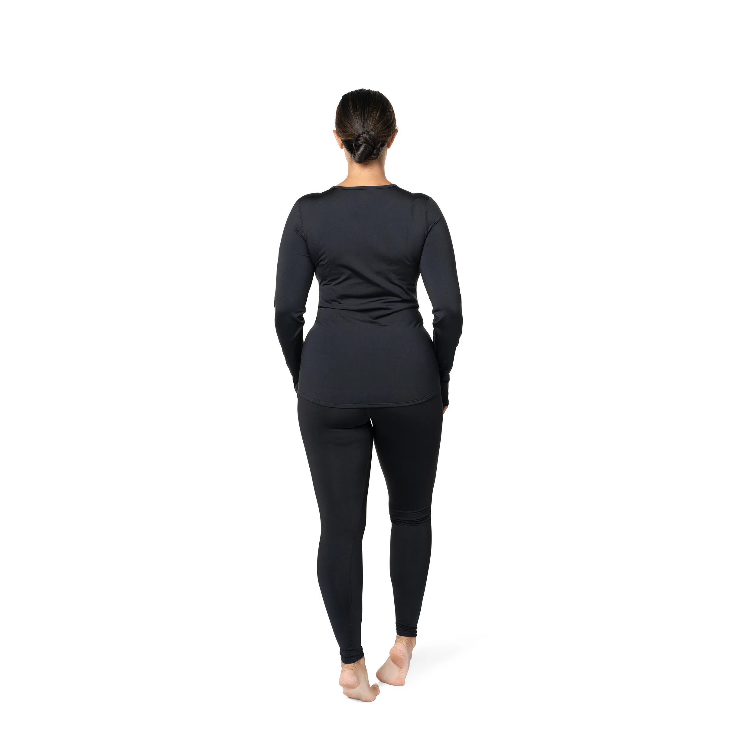 Women's Micro-Elite Chamois Crewneck - Black