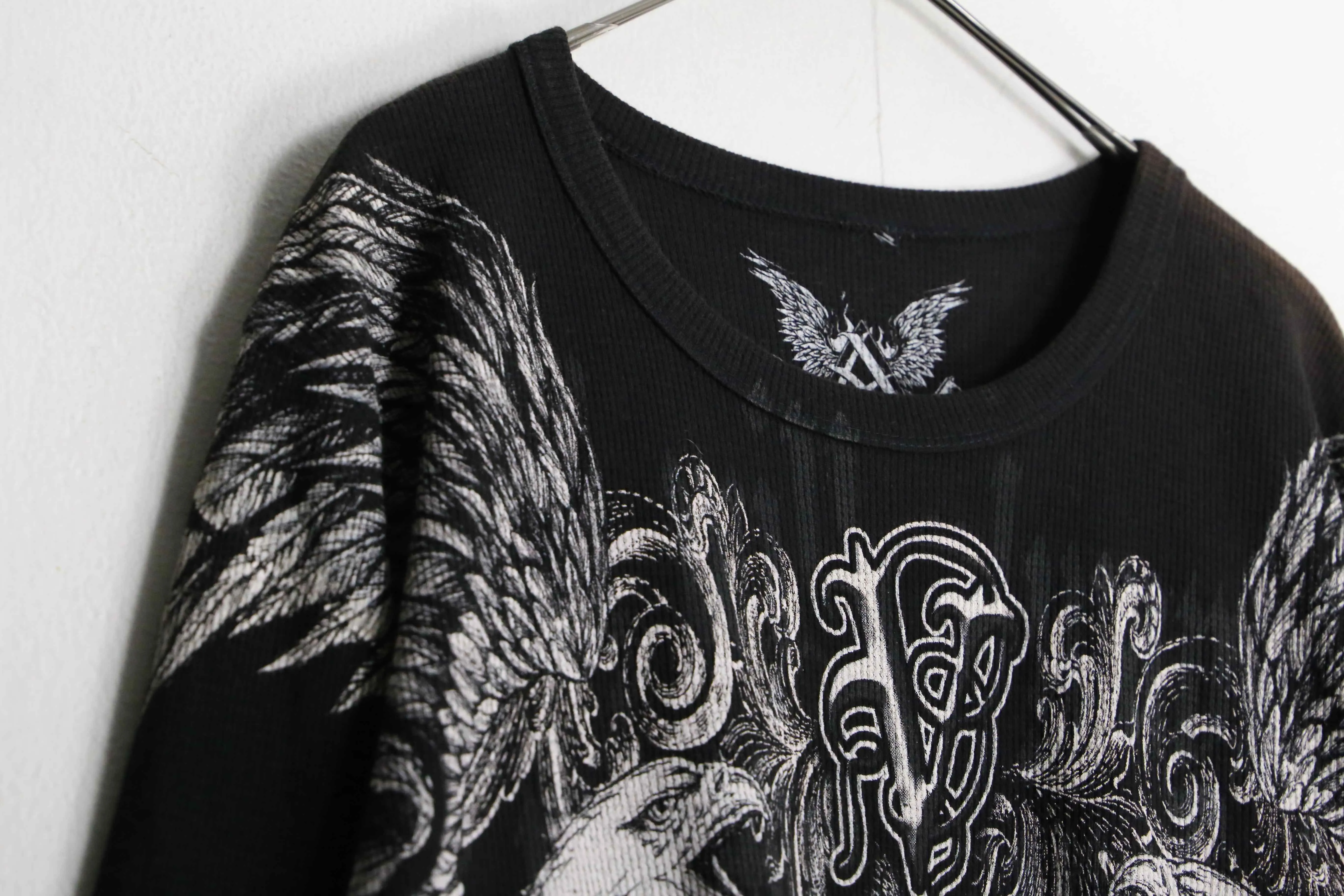 y2k full print thermal long tee