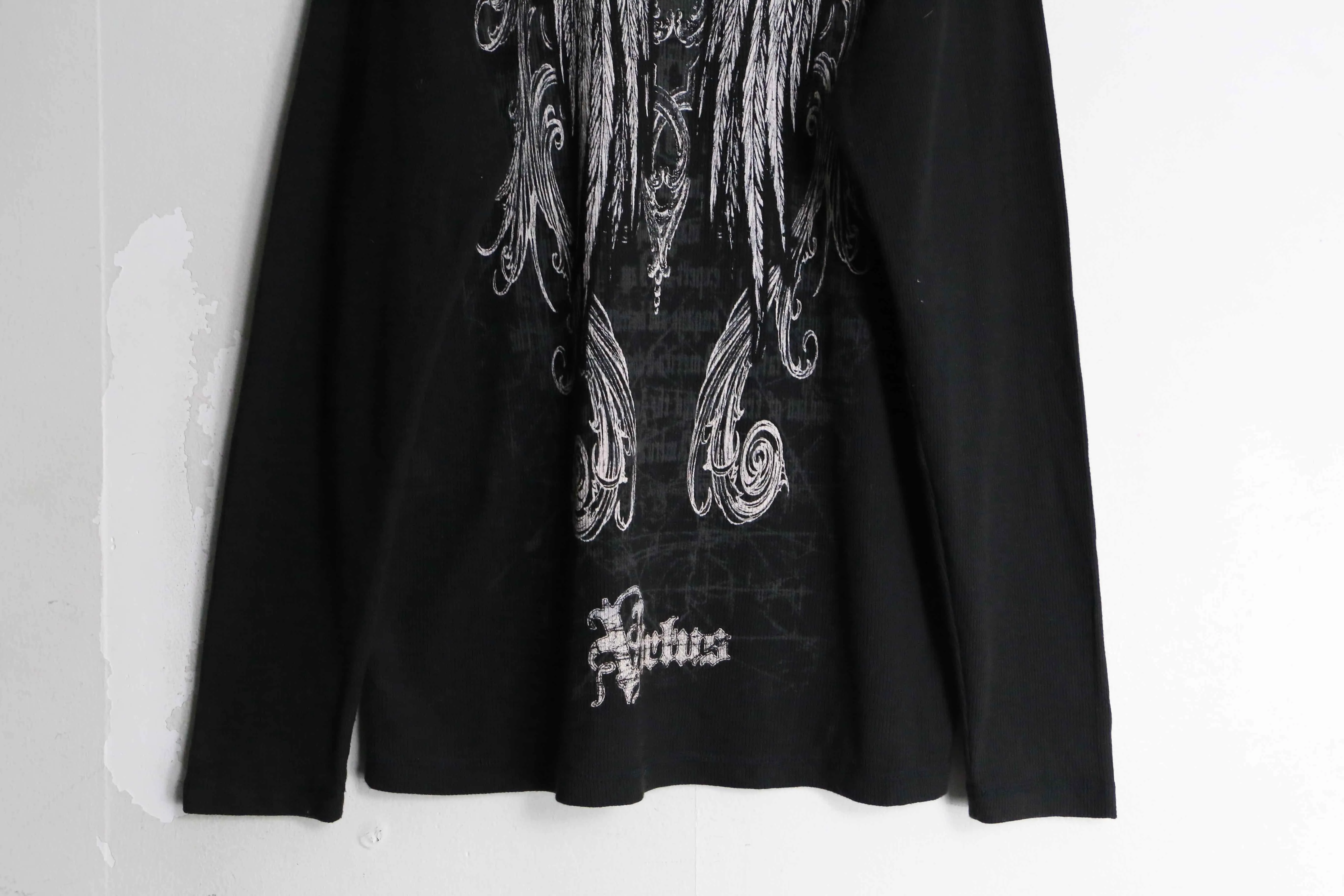 y2k full print thermal long tee