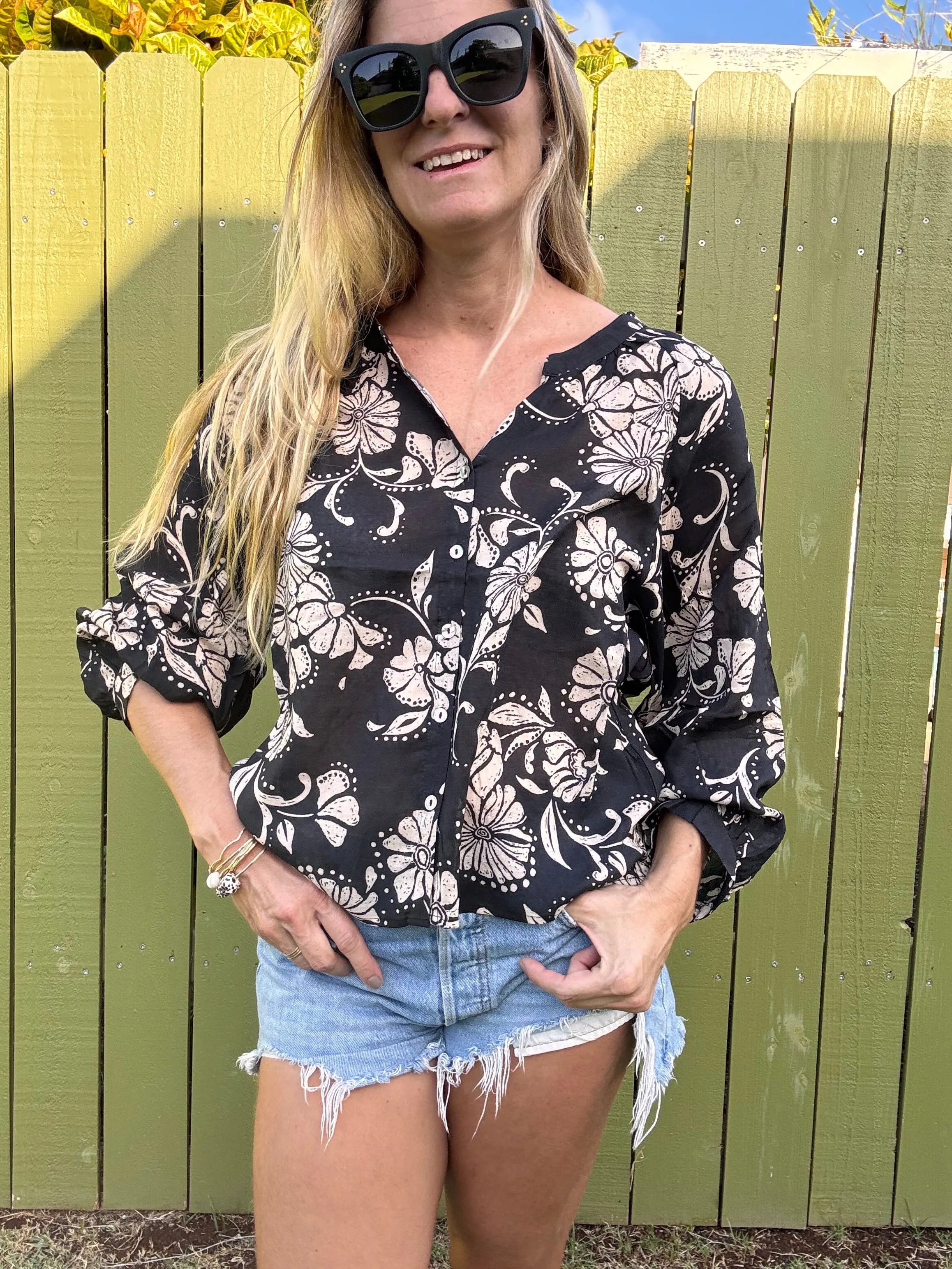 ZSUPPLY Wren Ari Floral Blouse